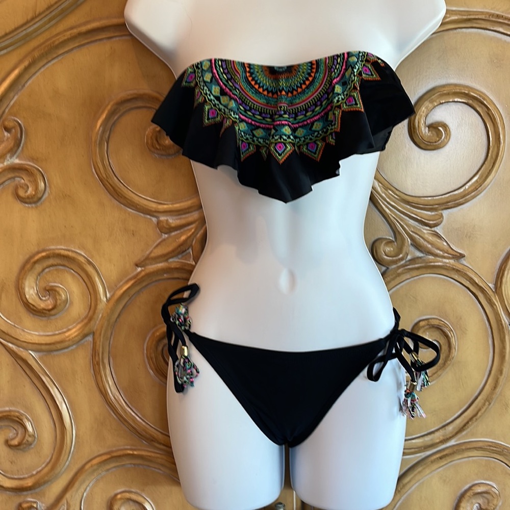 🎉Host Pick🎉 Black & Mint Medallion Bikini